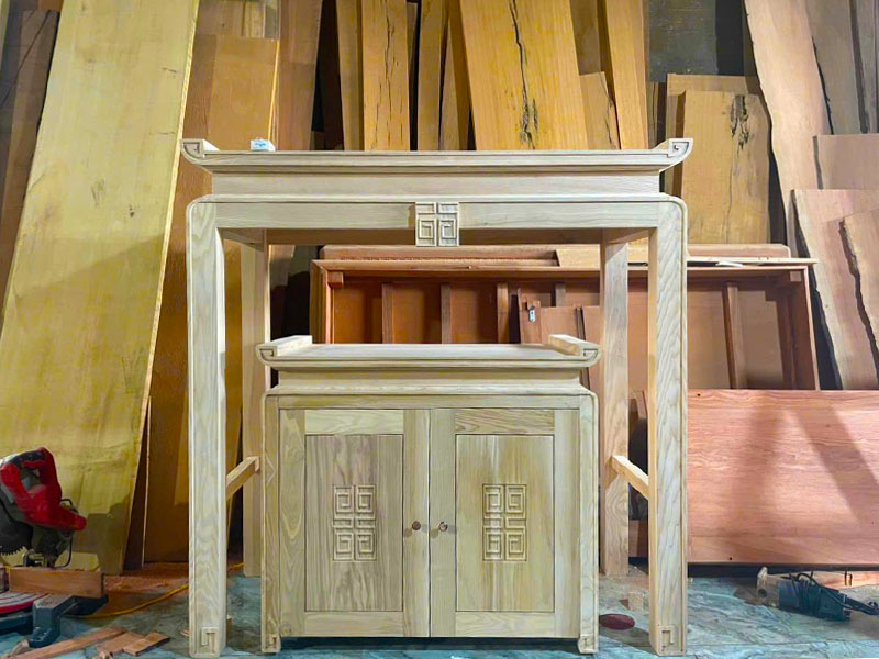 Bàn thờ gỗ sồi BCC0031