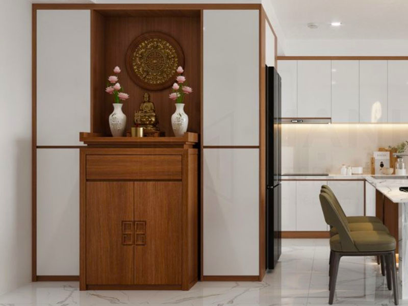 Bàn thờ phật chung cư TP0025