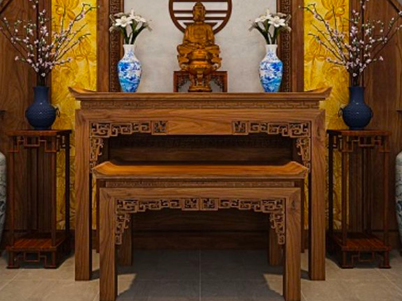 Bàn thờ phật quan âm bồ tát TP0028