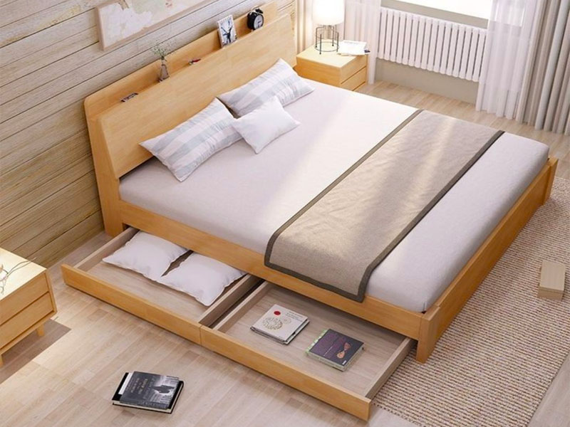 Giường ngủ có ngăn kéo G0022