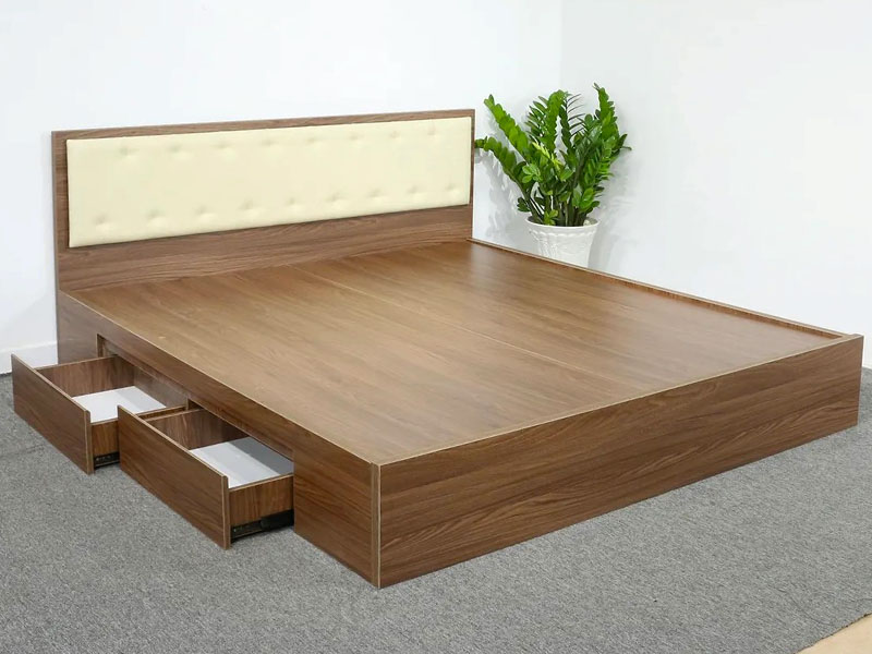 Giường ngủ gỗ công nghiệp giá rẻ hà nội GCN45