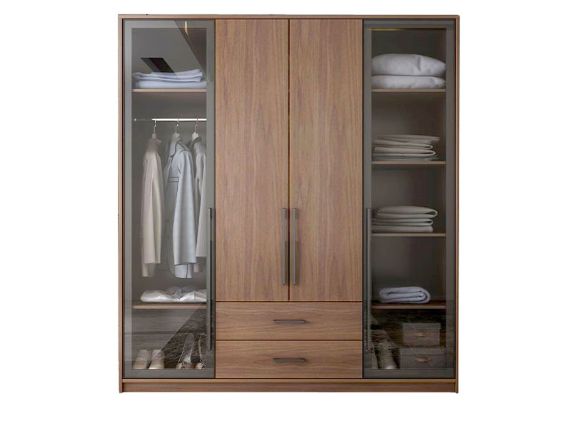 Mẫu tủ áo công nghiệp đẹp TCN18