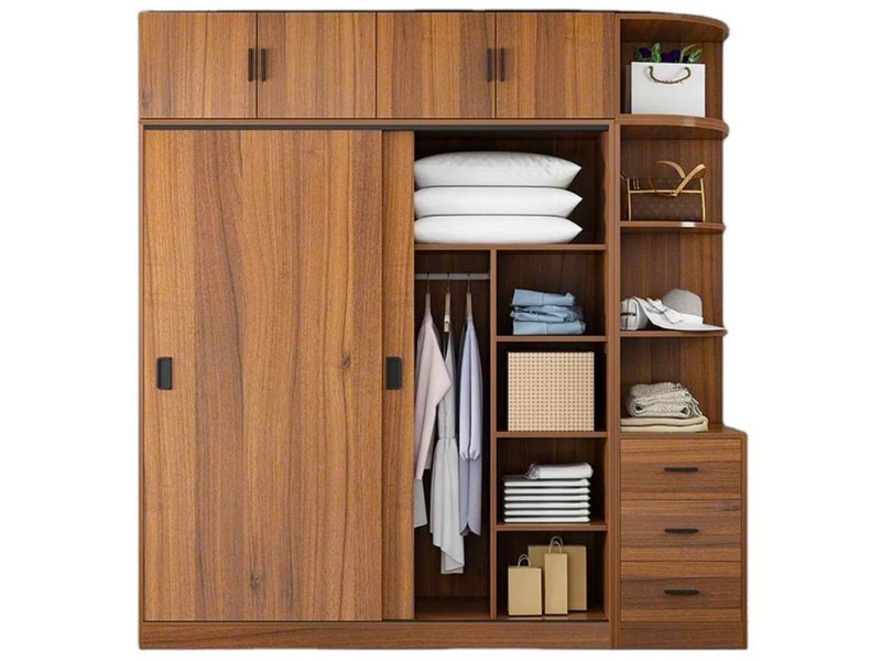 Mẫu tủ áo gỗ công nghiệp cánh lùa TCN21