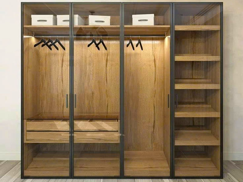 Mẫu tủ quần áo 3 buồng hiện đại TA004