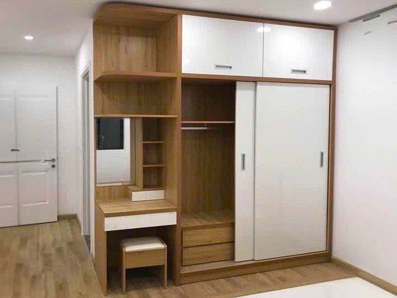 Mẫu tủ quần áo gỗ công nghiệp TA0038