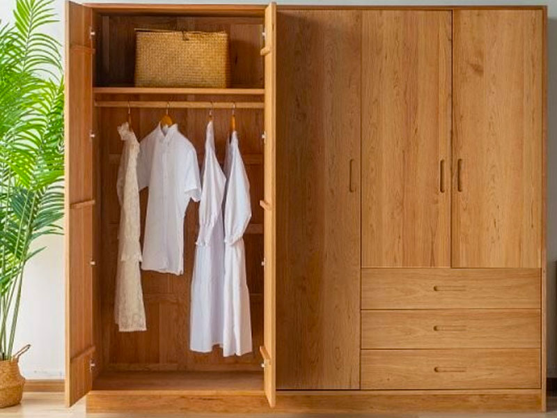 Tủ quần áo bằng gỗ TA0035