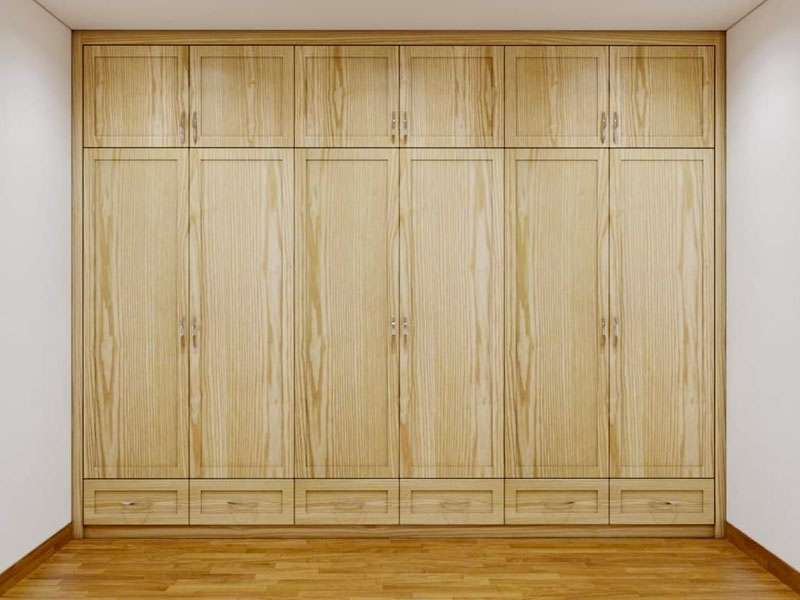 Tủ quần áo gỗ sồi hiện đại TA0048