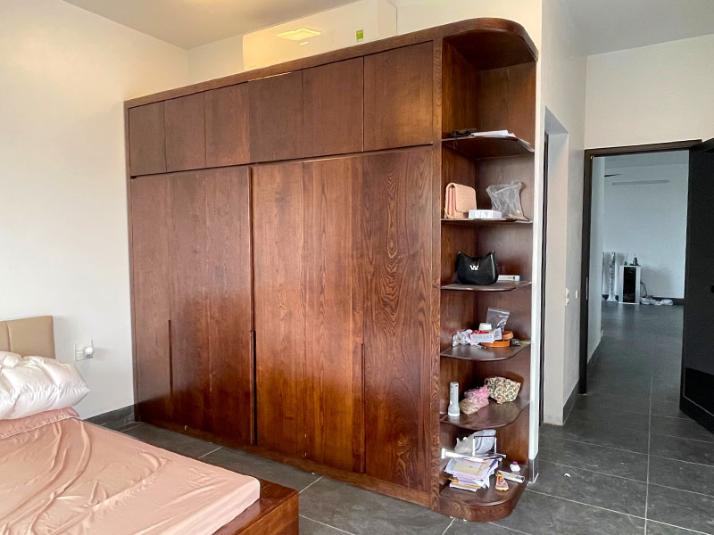 Tủ quần áo gỗ tự nhiên TA0023