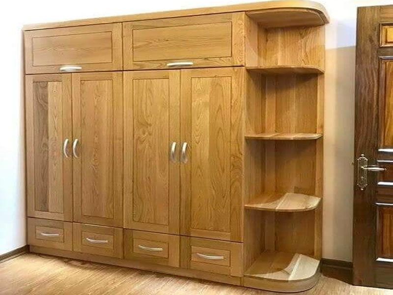Tủ quần áo lắp ráp bằng gỗ TA0033