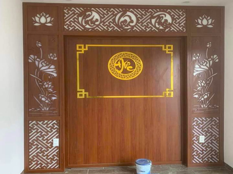 Vách ngăn bàn thờ giá rẻ VN0031