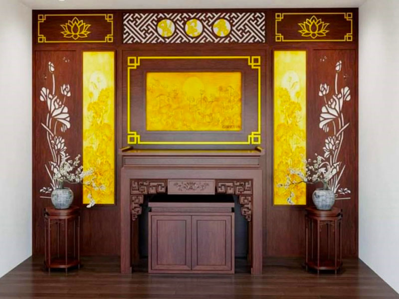 Vách ngăn bàn thờ hà nội VN61