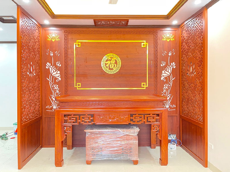 Vách ngăn phòng thờ VN001